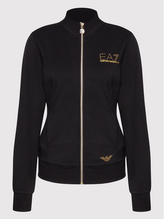 EA7 Emporio Armani EA7 Emporio Armani Bluză 8NTM43 TJ9RZ 1200 Negru Regular Fit