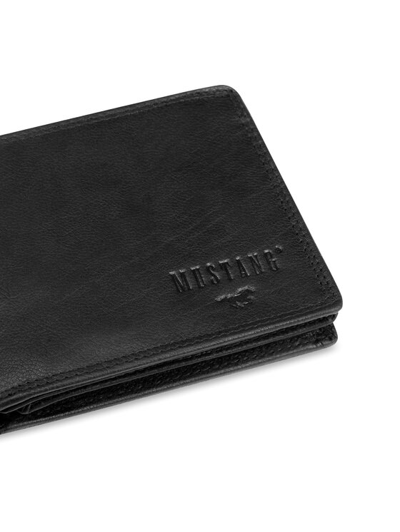 Mustang Mustang Portfel DENIMO HIGH WALLET Czarny
