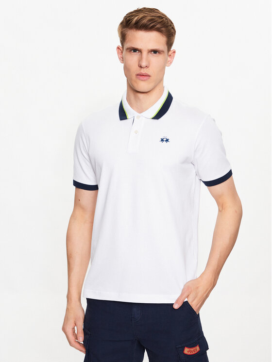 La Martina Polo VMP010 PK001 Balts Regular Fit