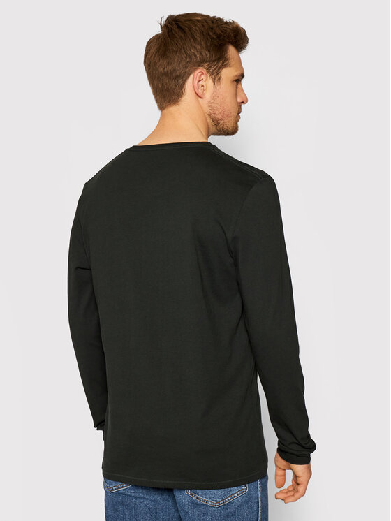 Wrangler Wrangler Pikkade varrukatega T-särk BOB MARLEY Ls Stand Up W783EE100 112141530 Must Relaxed Fit