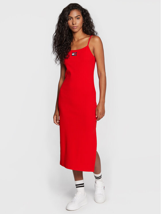 Vestito rosso estivo sales