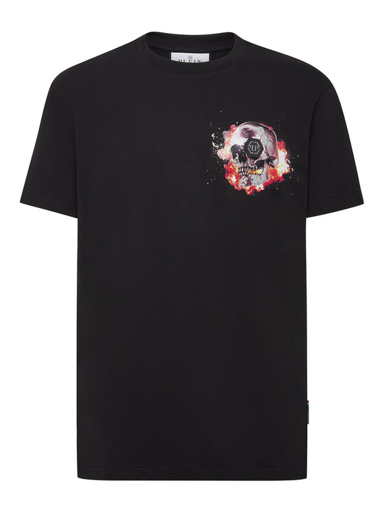 PHILIPP PLEIN PHILIPP PLEIN T-Shirt 30412 Czarny Regular Fit