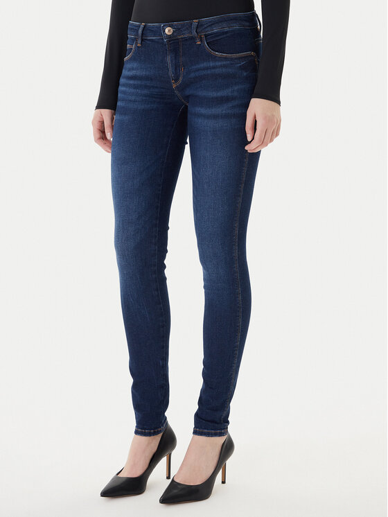 Guess Guess Džínsy W2YAJ2 D4Q03 Modrá Skinny Fit