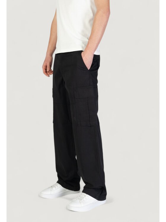 Jack&Jones Pantaloni chino JPSTBILL KNOCKOUT CARGO LN Nero Cargo Fit, taglia : W32_L32