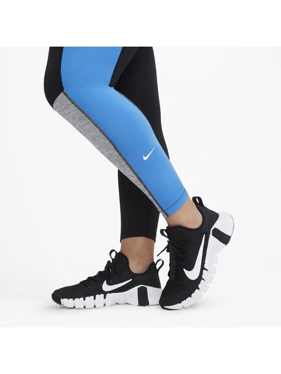 Nike Leggings One Color Blocked 7 9 Nero Regular Fit Modivo