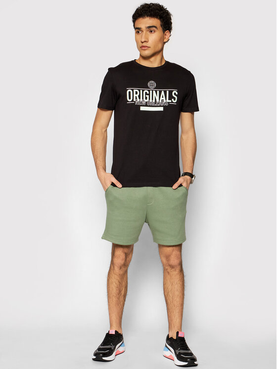 T-shirt Jorbooster Tee 12191055 Nero Regular Fit