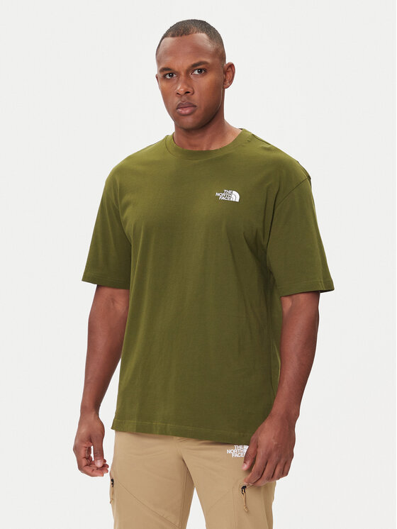 The North Face The North Face Póló Simple Dome NF0A87NR Zöld Oversize