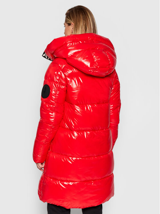 Giubbotto piumino D45510W LUCK13 Rosso Regular Fit...