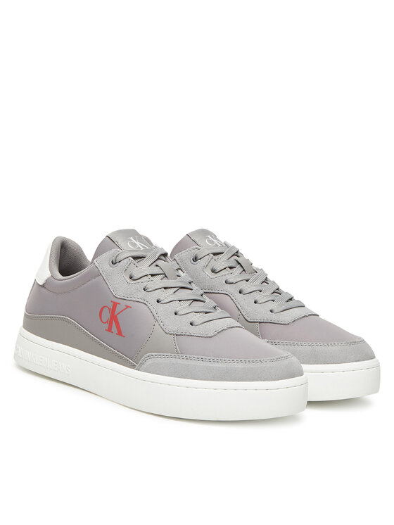 Calvin Klein Jeans Calvin Klein Jeans Sneakersy Classic Cupsole Mg Nylon Mix YM0YM01304 Szary