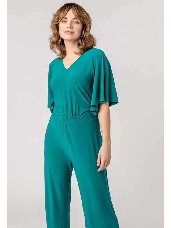 QUIOSQUE QUIOSQUE Overal 3US001 Tyrkysová Regular Fit