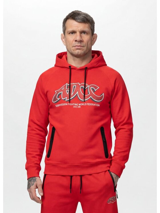 PITBULL PITBULL Bluza ADCC DOGWOOD Czerwony Regular Fit