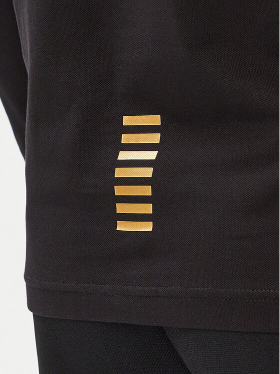 EA7 Emporio Armani EA7 Emporio Armani Поло 8NPF17 PJVUZ MC004 Чорний Regular Fit