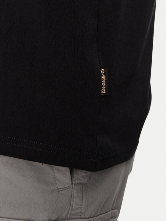 Napapijri Napapijri T-särk S-Murlo NP0A4IEJ9411 Must Regular Fit