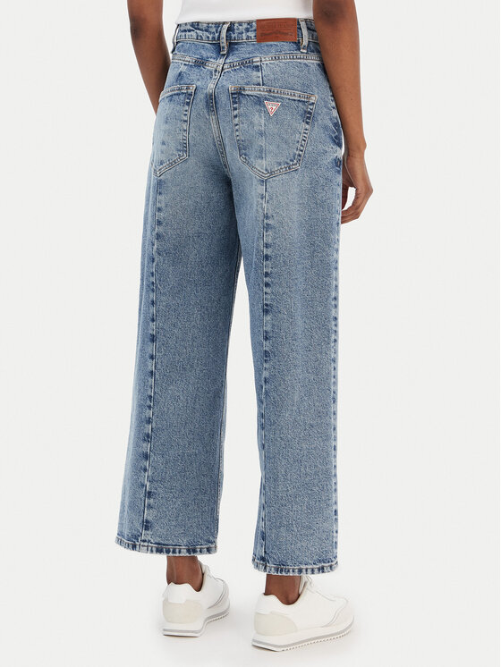 Guess Jeans Guess Jeans Jeansy W6RA1H D5M4M Modrá Wide Leg