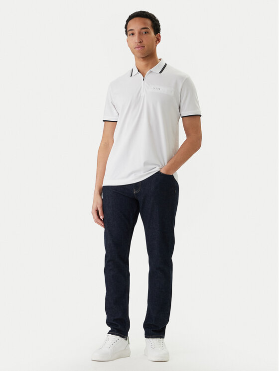 Jack & Jones Jack & Jones Tricou polo Fusion 12289953 Alb Regular Fit
