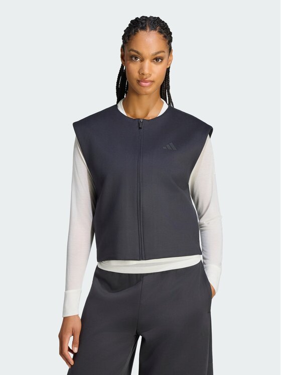 adidas adidas Kamizelka 170998 Czarny Loose Fit