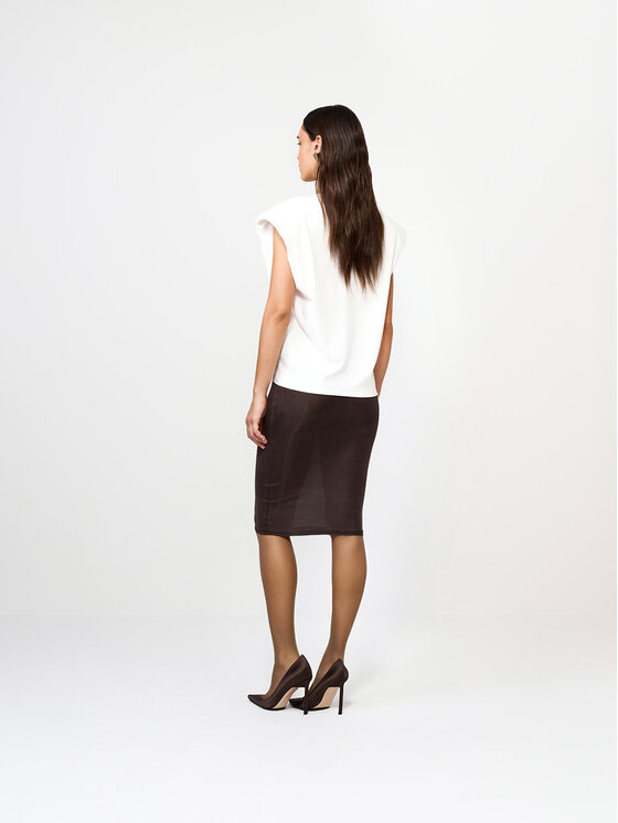 La Mania La Mania T-shirt MARIKA Bianco Basic Fit