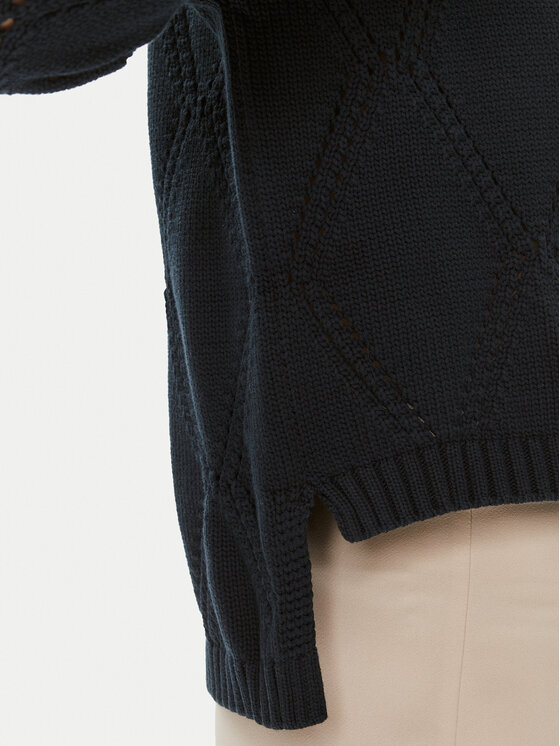 Weekend Max Mara Weekend Max Mara Sweter Abbozzi 2425366161 Granatowy Slim Fit