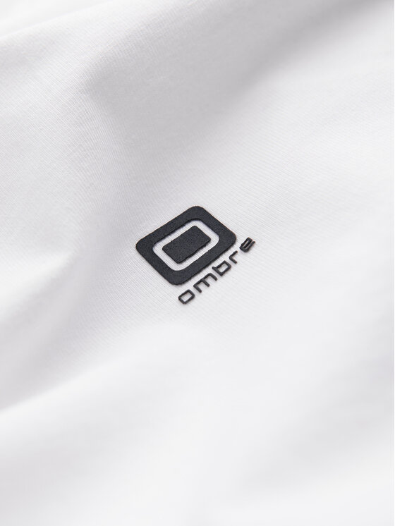 Ombre Ombre Longsleeve L172 Biały Regular Fit