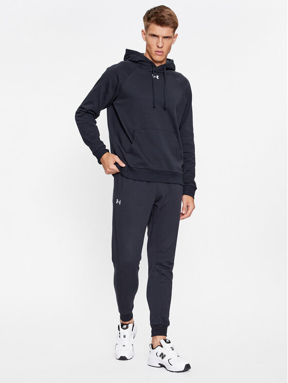 Under Armour Under Armour Mikina Ua Rival Fleece Hoodie 1379757 Čierna Loose Fit
