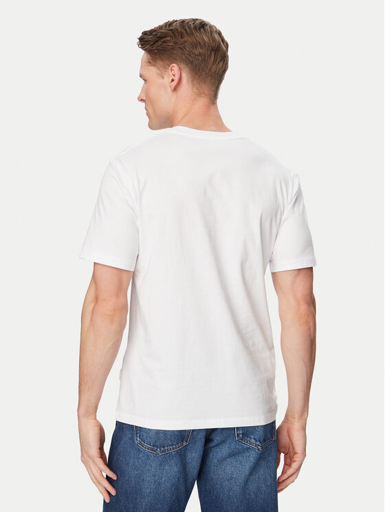 Jack & Jones Jack & Jones T-Shirt Montauk Type 12290887 Λευκό Regular Fit