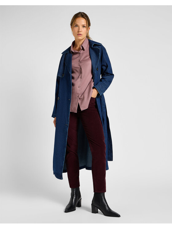 Lee Lee Pantaloni di tessuto CAROL Rosso Straight Fit