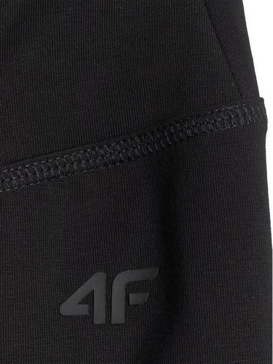 4F 4F Legginsy SPORTS CLUB Czarny Slim Fit