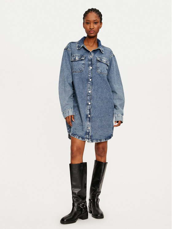 Noisy May Noisy May Jeanskleid Alva 27031370 Blau Oversize