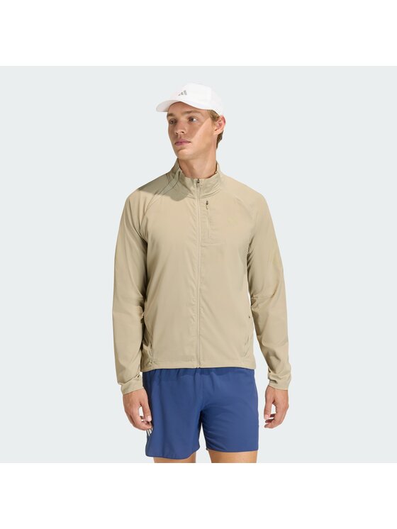 adidas adidas Kurtka do biegania 158764 Brązowy Regular Fit