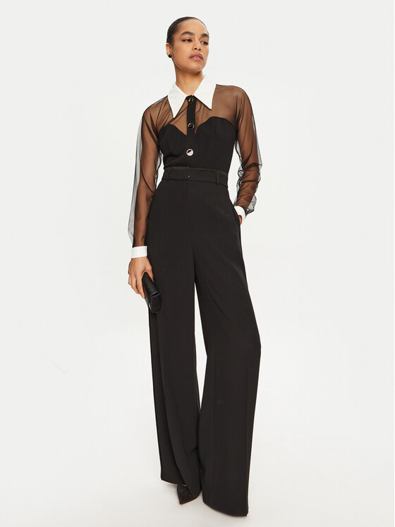 Rinascimento Rinascimento Боди CFC0122280003 Черен Regular Fit