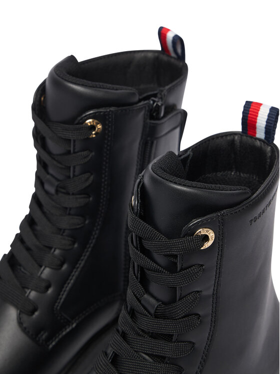 Tommy Hilfiger Tommy Hilfiger Gležnjarji T3A5-35157-1355 Črna