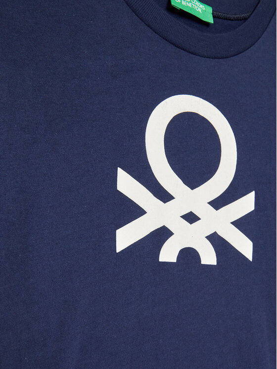 United Colors Of Benetton United Colors Of Benetton T-shirt 3I1XC10BI Blu scuro Regular Fit