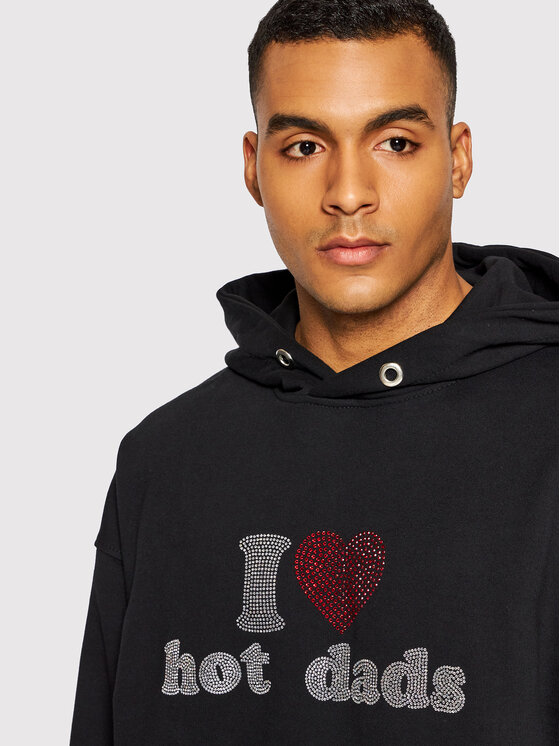 2005 2005 Bluza Unisex Hot Dads Czarny Relaxed Fit