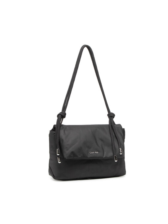 Borsetta Roped Shoulder Bag Nylon K60K609407 Nero