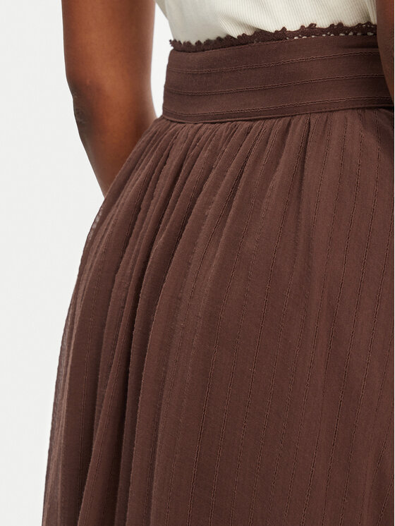 Marciano Guess Marciano Guess Maxi sukňa 5GGD34 7317A Hnedá Regular Fit