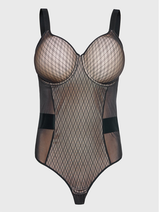 Chantelle Chantelle Bodijs Smooth Lines C11N70 Melns