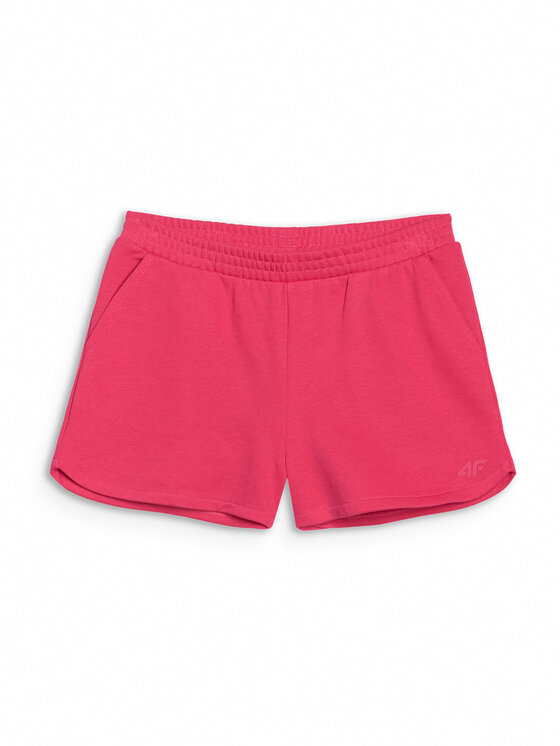 4F 4F Szorty sportowe BASIC+ Różowy Regular Fit