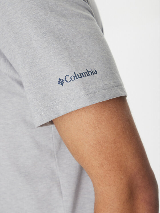 Columbia Columbia T-Shirt Path Lake™ II Graphic 1934814 Szary Regular Fit