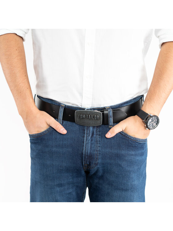 Tom Tailor Tom Tailor Cintura da uomo TOM TAILOR Nero