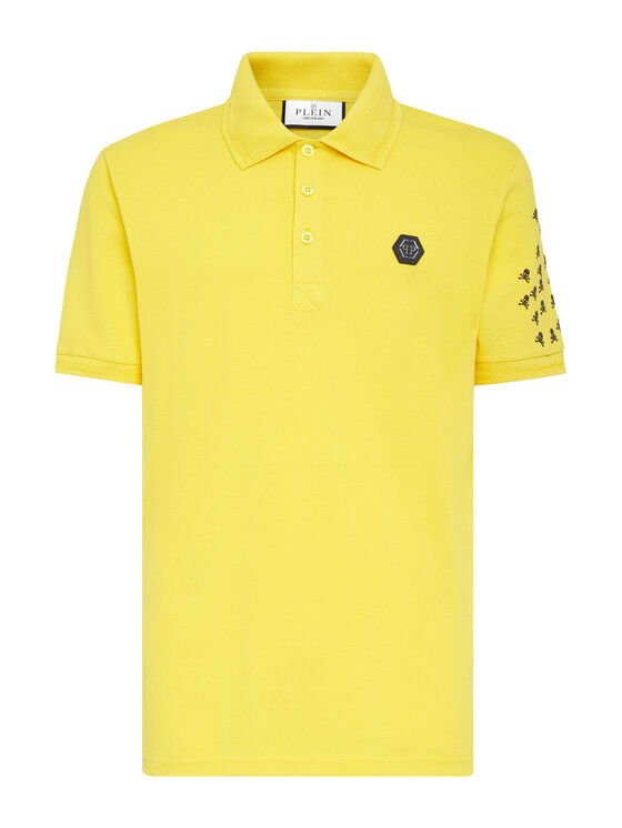 PHILIPP PLEIN PHILIPP PLEIN Polokošeľa 127 Žltá Slim Fit