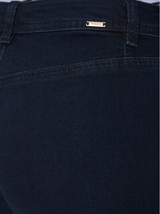 Morgan Morgan Szorty jeansowe 241-SHIVAL Granatowy Slim Fit