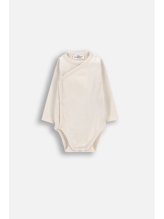 Coccodrillo Coccodrillo Detské body WC6112601HUN-003 Écru Regular Fit