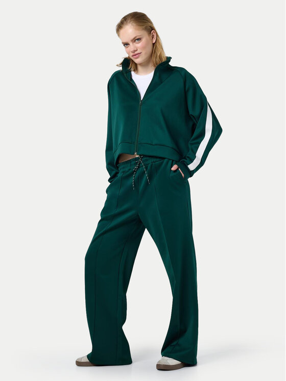 Noisy May Noisy May Spodnie materiałowe Jenna 27031526 Zielony Relaxed Fit