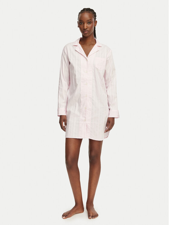 LAUREN RALPH LAUREN LAUREN RALPH LAUREN Camicia da notte ILN32507 Rosa chiaro Relaxed Fit