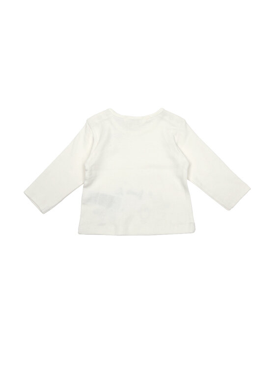 Kanz Kanz Bluzka 0003513-1050 Biały Basic Fit