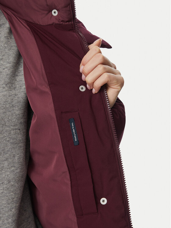 Tommy Jeans Tommy Jeans Pūkinė striukė Alaska  DW0DW18860 Vyšninė Regular Fit