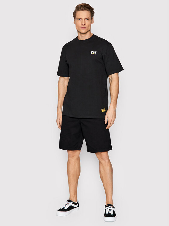 Vans Vans Pantalon scurți din material Authentic VN0A5FJX Negru Relaxed Fit