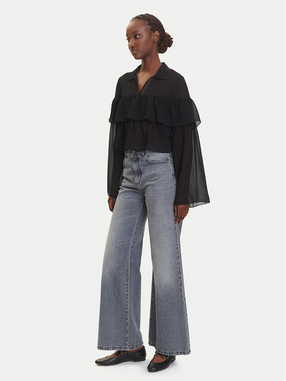 ONLY ONLY Bluzka Suzzi 15360661 Czarny Regular Fit