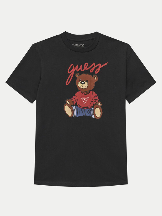 Guess T-krekls H4BJ06 I3Z14 Melns Regular Fit