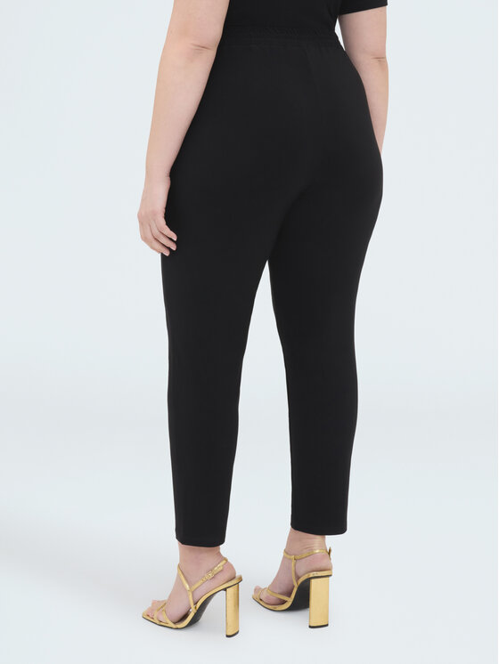 Fiorella Rubino Fiorella Rubino Spodnie materiałowe P824L002350N033 Czarny Regular Fit